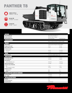 Damperi na gusjenicama Prinoth Panther T8