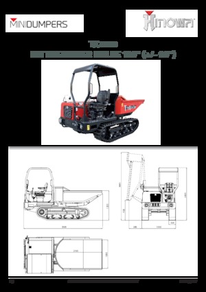 Damperi na gusjenicama Hinowa TX2500