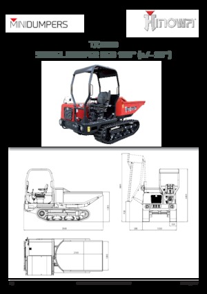 Damperi na gusjenicama Hinowa TX2500