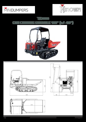 Damperi na gusjenicama Hinowa TX2500