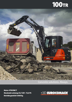 Bageri gusjeničari Eurocomach 100 TR