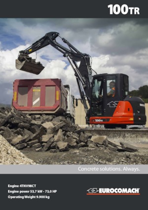 Bageri gusjeničari Eurocomach 100 TR