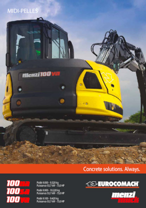 Bageri gusjeničari Menzi 100na