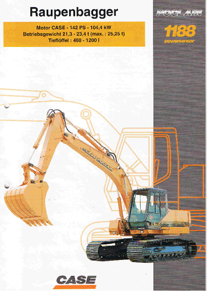 Bageri gusjeničari Case Poclain 1188 LC