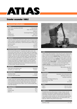 Bageri gusjeničari Atlas 160 LC