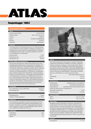 Bageri gusjeničari Atlas 160 LC