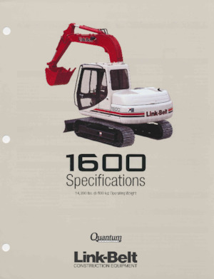 Bageri gusjeničari Link-Belt 1600