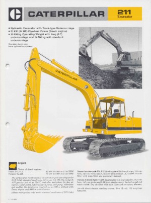 Bageri gusjeničari Caterpillar 211