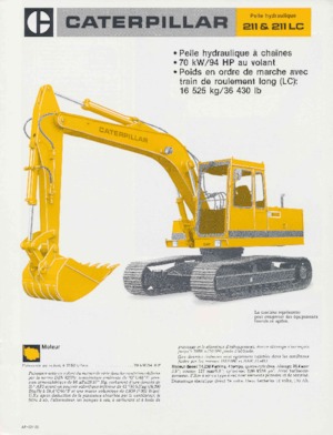 Bageri gusjeničari Caterpillar 211