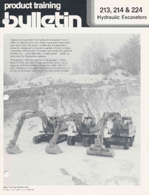 Bageri gusjeničari Caterpillar 213