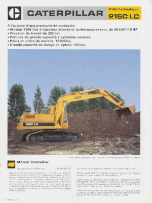 Bageri gusjeničari Caterpillar 215LC