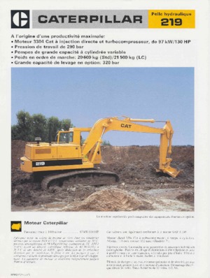 Bageri gusjeničari Caterpillar 219