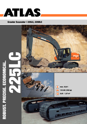 Bageri gusjeničari Atlas 225 LC
