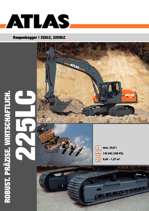 Bageri gusjeničari Atlas 225 LC