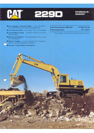 Bageri gusjeničari Caterpillar 229 D