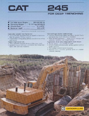 Bageri gusjeničari Caterpillar 245