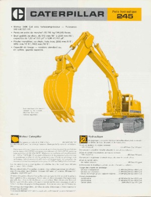 Bageri gusjeničari Caterpillar 245