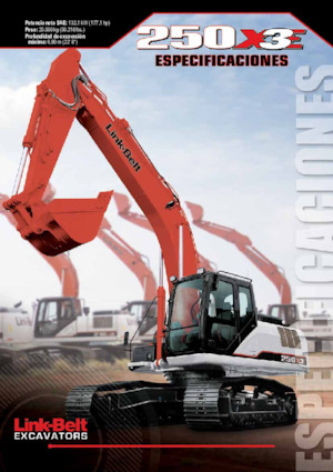 Bageri gusjeničari Link-Belt 250 X3E