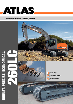 Bageri gusjeničari Atlas 260 LC