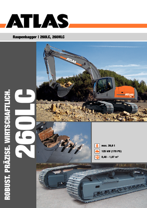 Bageri gusjeničari Atlas 260 LC