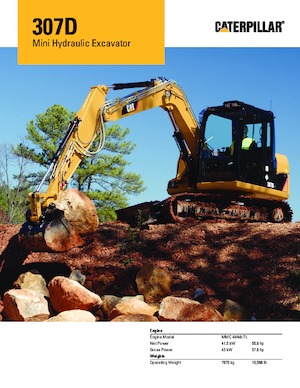 Bageri gusjeničari Caterpillar 307D