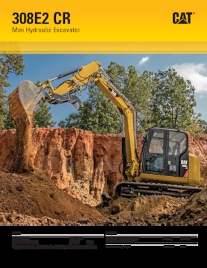 Bageri gusjeničari Caterpillar 308E 2 CR