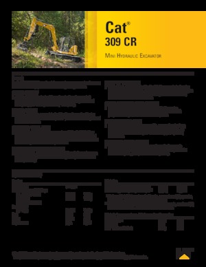 Bageri gusjeničari Caterpillar 309 CR