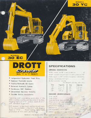 Bageri gusjeničari Drott 30EC