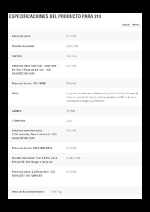 Bageri gusjeničari Caterpillar 310