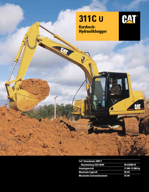 Bageri gusjeničari Caterpillar 311C U