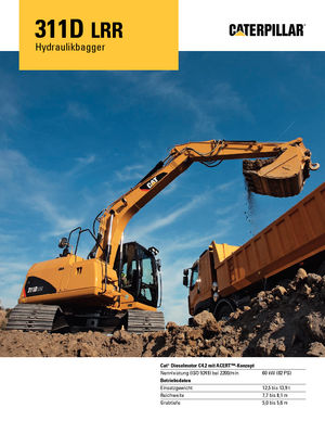 Bageri gusjeničari Caterpillar 311D LRR