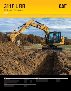 Bageri gusjeničari Caterpillar 311 F L RR