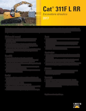 Bageri gusjeničari Caterpillar 311 F L RR