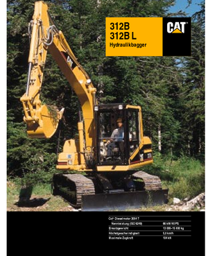 Bageri gusjeničari Caterpillar 312 B L