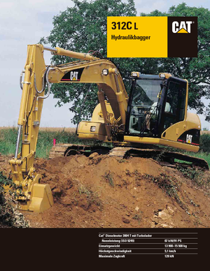 Bageri gusjeničari Caterpillar 312C L