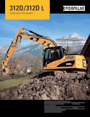 Bageri gusjeničari Caterpillar 312D