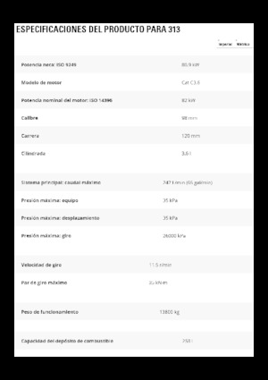 Bageri gusjeničari Caterpillar 313