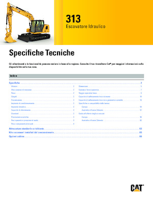 Bageri gusjeničari Caterpillar 313