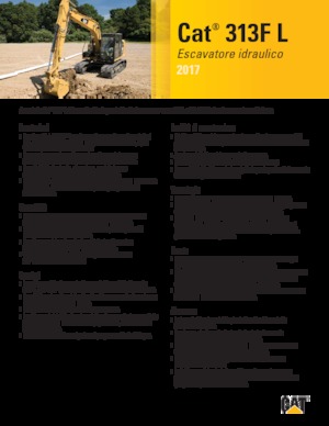 Bageri gusjeničari Caterpillar 313F L  
