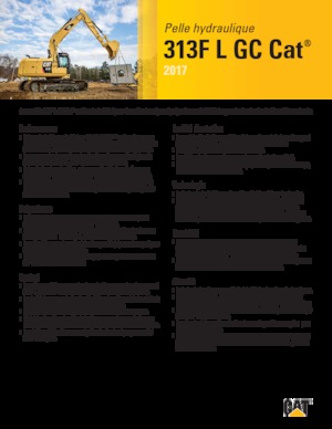 Bageri gusjeničari Caterpillar 313F L GC