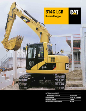 Bageri gusjeničari Caterpillar 314C LCR