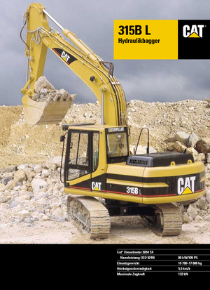 Bageri gusjeničari Caterpillar 315 B L Mono