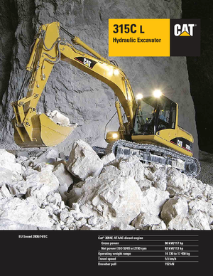 Bageri gusjeničari Caterpillar 315 C L