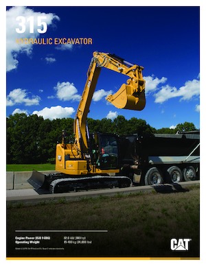 Bageri gusjeničari Caterpillar 315