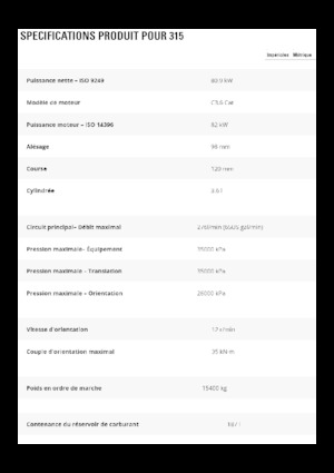 Bageri gusjeničari Caterpillar 315