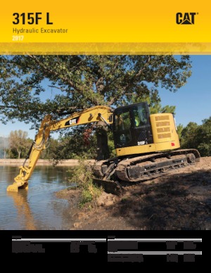 Bageri gusjeničari Caterpillar 315F L