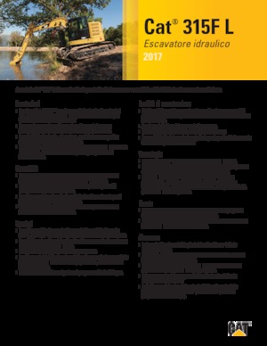 Bageri gusjeničari Caterpillar 315F L