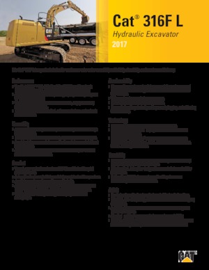 Bageri gusjeničari Caterpillar 316F L