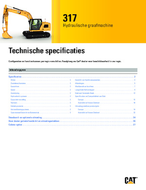 Bageri gusjeničari Caterpillar 317