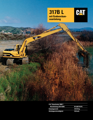 Bageri gusjeničari Caterpillar 317 B L Mono
